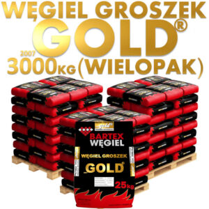 WĘGIEL GROSZEK GOLD – 3000 kg (WIELOPAK – Cena za 1 tonę: 1709,00 zł)